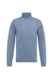 DRYKORN WATSON Strickpullover mit Turtle in 100% Merinowolle in Blau online kaufen