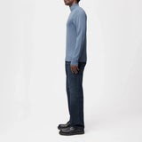 DRYKORN WATSON Strickpullover mit Turtle in 100% Merinowolle in Blau online kaufen