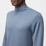 DRYKORN WATSON Strickpullover mit Turtle in 100% Merinowolle in Blau online kaufen