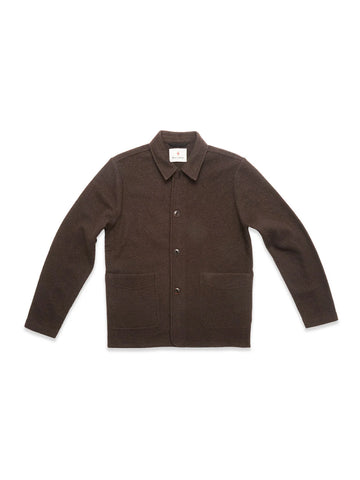 BLUE DE GÉNES Kojima Wool Jacket Chocolate