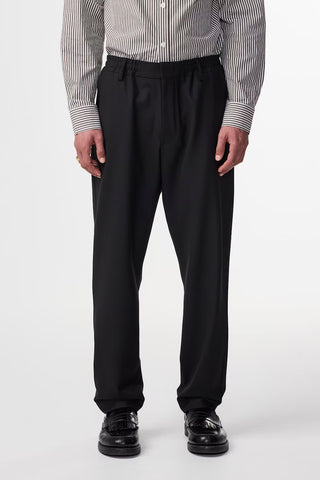 NN.07 Billie Leichte Kordelzug regular fit Hose in Black