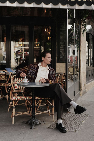 NN.07 Kay Lightweight relaxed fit Hose in Demitasse online kaufen