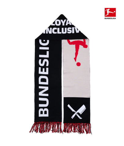 DISTORTED PEOPLE Bundesliga x distorted people scarf black