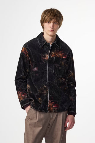 NN.07 Blaze Corduroy Hemdjacke Mehrfarbig Bedruckt