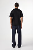 NN.07 Pedro APP Stickerei Bio-Baumwolle T-Shirt in Black online kaufen