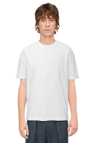DRYKORN THILO Relaxed fit T-Shirt in reiner Baumwolle White