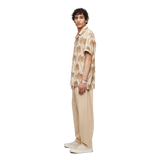 DRYKORN BIJAN_2 Casual Kurzarm Hemd in Palmen Stickerei online kaufen