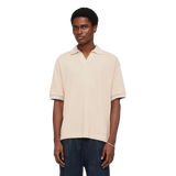 DRYKORN ACAYO Lässiges Polo in Baumwolle mit Struktur Sand online kaufen