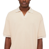 DRYKORN ACAYO Lässiges Polo in Baumwolle mit Struktur Sand online kaufen