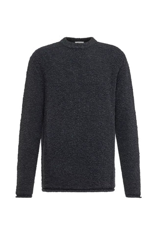 DRYKORN LEANDO Rundhalspullover in Woll-Mix Farbe Grau