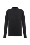 DRYKORN MORITZO Longsleeve mit Stehkragen in elastischer Baumwolle Farbe - black online kaufen