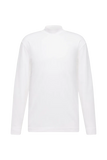 DRYKORN MORITZO Longsleeve mit Stehkragen in elastischer Baumwolle Farbe - white online kaufen