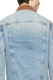 DRYKORN CESCON DENIM JACKET MIT KORD KRAGEN online kaufen