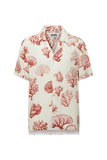 DRYKORN BIJAN_2 Casual kurzarm Hemd mit Korallenprint Farbe - burnt coral online kaufen