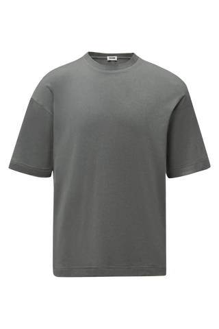 DRYKORN KAYRO T-Shirt in Frottee-Baumwolle Farbe - balsam green