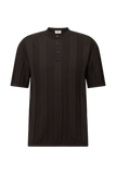 DRYKORN FREEKO Regular Fit Poloshirt in Leinen-Baumwolle-Mix Farbe dark chocolate online kaufen