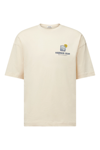 DRYKORN KAYRO Relaxed Fit T-Shirt in reiner Baumwolle mit PrintFarbe - vanilla