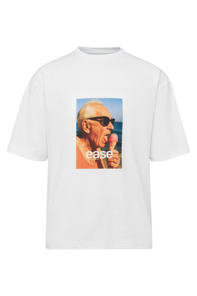 DRYKORN KAYRO_ICECREAM Relaxed Fit T-Shirt in reiner Baumwolle Farbe - white online kaufen