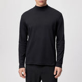 DRYKORN MORITZO Longsleeve mit Stehkragen in elastischer Baumwolle Farbe - black online kaufen