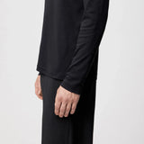 DRYKORN MORITZO Longsleeve mit Stehkragen in elastischer Baumwolle Farbe - black online kaufen