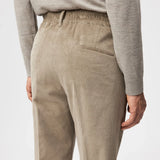 DRYKORN CHASY_RGLR Casual Hose mit Bundfalte in Baumwoll-Breitcord Frabe - Beige online kaufen