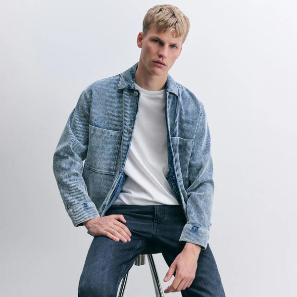 DRYKORN DIARD Overshirt mit aufgesetzten Taschen in Cord Farbe - bluestone online kaufen