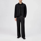 DRYKORN LEEK_WIDE Relaxed Fit Bundfaltenhose in Gabardine Farbe - black online kaufen