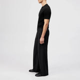 DRYKORN LEEK_WIDE Relaxed Fit Bundfaltenhose in Gabardine Farbe - black online kaufen