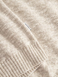 GABBA Cross Premium Strick-Polo aus Baumwolle, Leinen Mix in Beige online kaufen