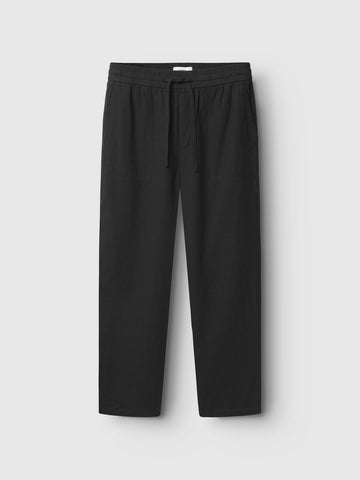 GABBA ZETA CHINO AUS LEINEN IN BLACK