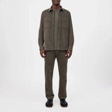 DRYKORN NOWEN Work Wear Inspired Shirt in Samt Farbe - faded olive online kaufen