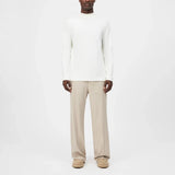 DRYKORN MORITZO Longsleeve mit Stehkragen in elastischer Baumwolle Farbe - ecru online kaufen
