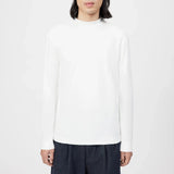 DRYKORN MORITZO Longsleeve mit Stehkragen in elastischer Baumwolle Farbe - white online kaufen