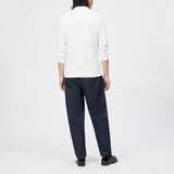 DRYKORN MORITZO Longsleeve mit Stehkragen in elastischer Baumwolle Farbe - white online kaufen