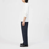 DRYKORN MORITZO Longsleeve mit Stehkragen in elastischer Baumwolle Farbe - white online kaufen