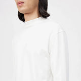 DRYKORN MORITZO Longsleeve mit Stehkragen in elastischer Baumwolle Farbe - white online kaufen