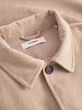 GABBA FLAP VELOUR OVERSHIRT IN SAND online kaufen