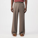 DRYKORN LEEK_WIDE Relaxed Fit Bundfaltenhose aus reinem Lyocell-Twill Farbe - earth online kaufen