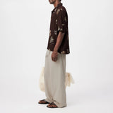DRYKORN MERYN Kurzarmhemd mit maritimen Print in Viskose Farbe - dark chocolate online kaufen