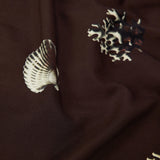 DRYKORN MERYN Kurzarmhemd mit maritimen Print in Viskose Farbe - dark chocolate online kaufen