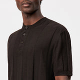 DRYKORN FREEKO Regular Fit Poloshirt in Leinen-Baumwolle-Mix Farbe dark chocolate online kaufen