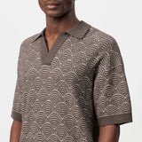DRYKORN LAURENZZO Oversized Strick-Polo in Baumwoll-Mix online kaufen