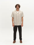 GABBA Kurzarmd Hemd in farbe Beige Check online kaufen