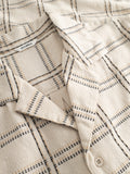 GABBA Kurzarmd Hemd in farbe Beige Check online kaufen
