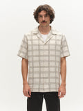 GABBA Kurzarmd Hemd in farbe Beige Check online kaufen