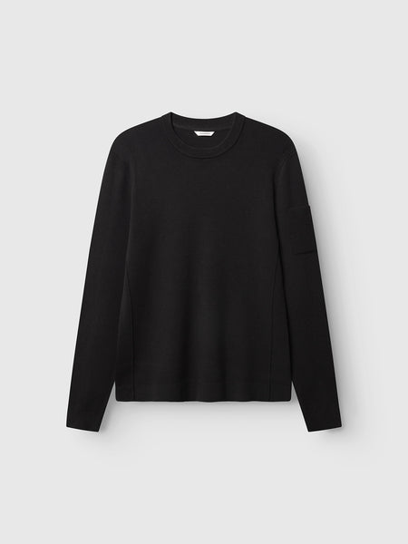 GABBA O-Neck Lume LS Knit Frabe Black online kaufen