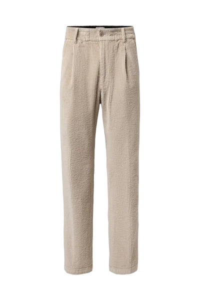 DRYKORN CHASY_RGLR Casual Hose mit Bundfalte in Jumbo Cord Farbe - oat milk online kaufen