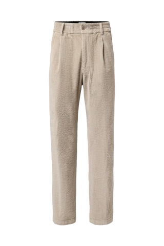 DRYKORN CHASY_RGLR Casual Hose mit Bundfalte in Jumbo Cord Farbe - oat milk