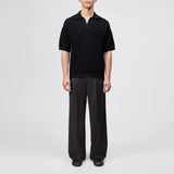 DRYKORN LAURENZZO Oversized Fit Strick-Polo in reiner Baumwolle Farbe - black online kaufen