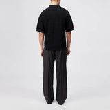 DRYKORN LAURENZZO Oversized Fit Strick-Polo in reiner Baumwolle Farbe - black online kaufen